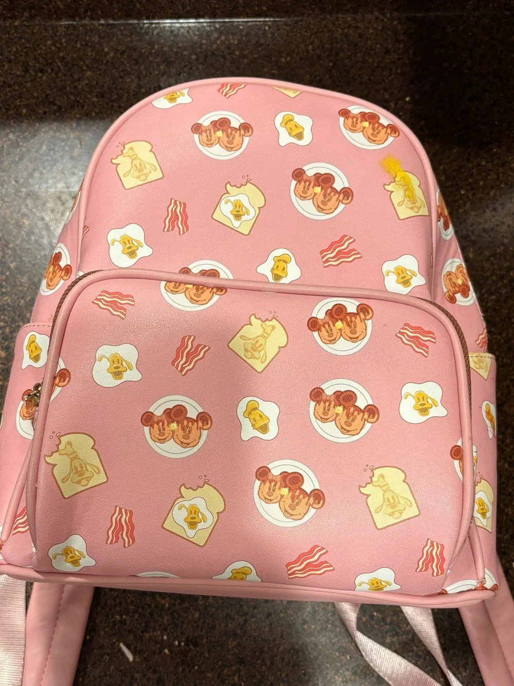 Danielle Nicole Pink Disney Mickey & Friends Breakfast Mini Backpack